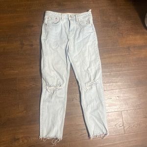 Zara light wash jeans